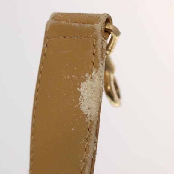 GUCCI Bamboo Hand Bag Leather 2way Beige Gold 001 14 1577 Auth bs19044 - Picture 12 of 16